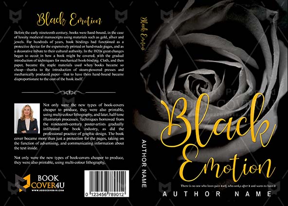 Romance-book-cover-design-Black Emotion-front