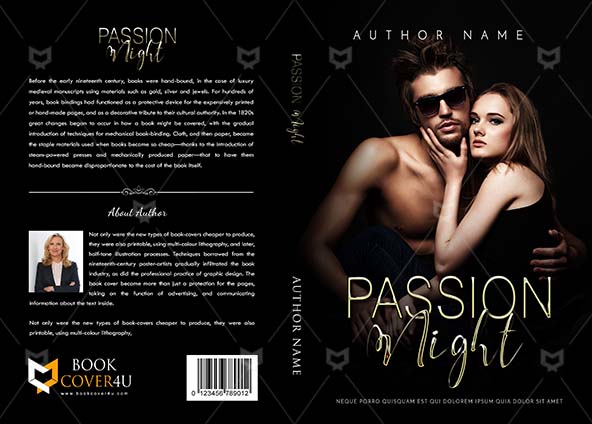 Romance-book-cover-design-Passion Night-front