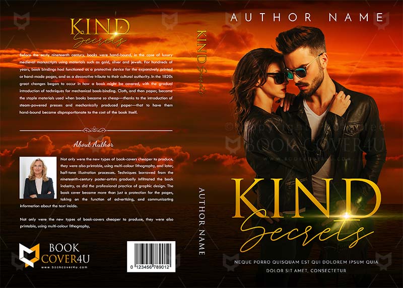 Romance-book-cover-design-Kind Secrets-front