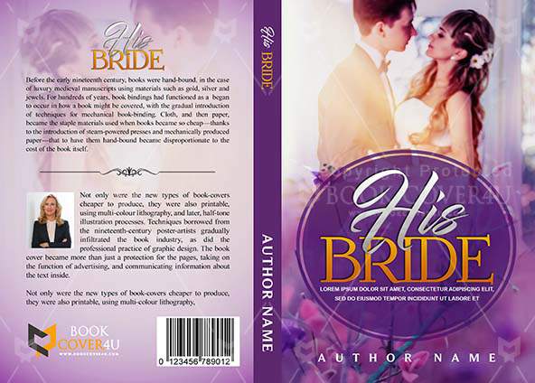 Romance-book-cover-design-His Bride-front