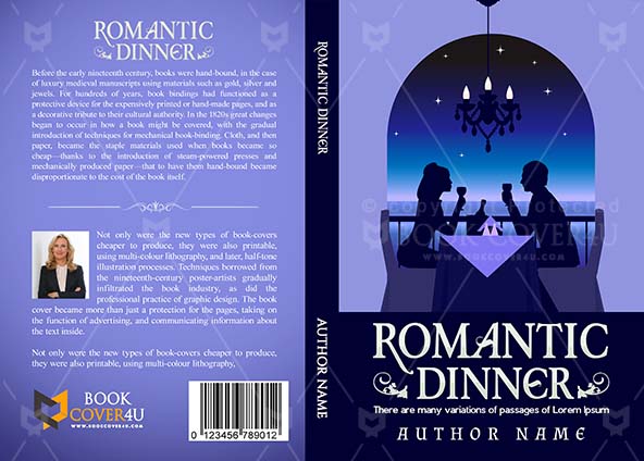 Romance-book-cover-design-Romantic Dinner-front