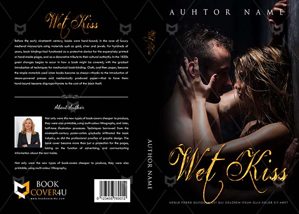 Romance-book-cover-design-Wet Kiss-front