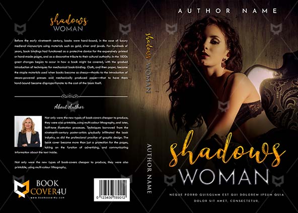 Romance-book-cover-design-Shadows Woman-front