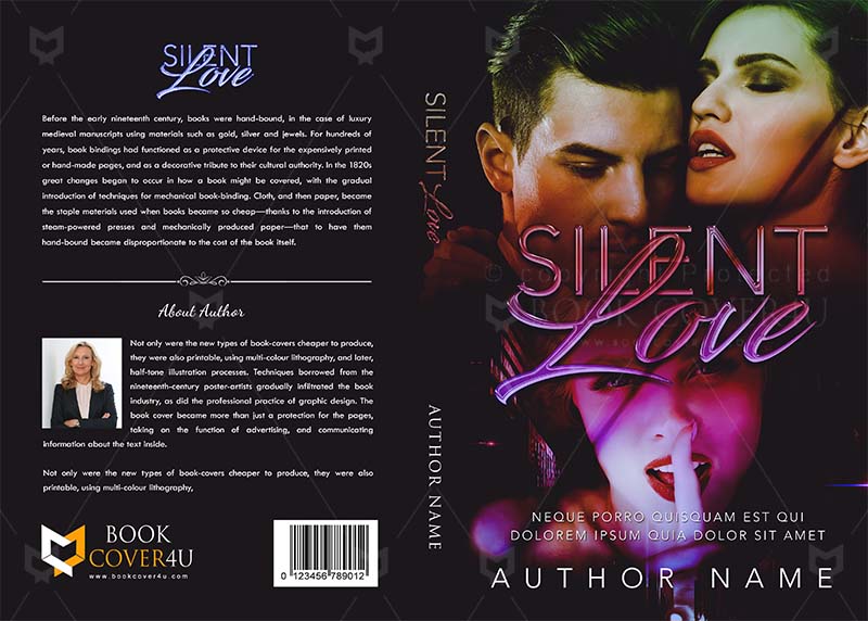 Romance-book-cover-design-Silent Love-front