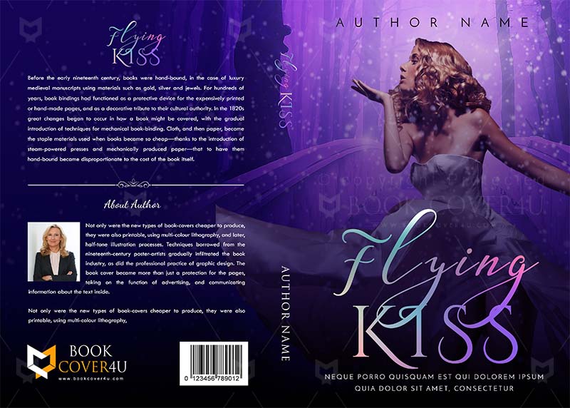 Fantasy-book-cover-design-Flying Kiss-front