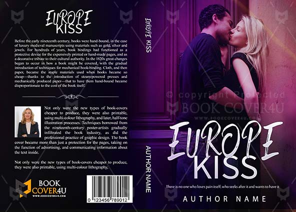 Romance-book-cover-design-Europe Kiss-front