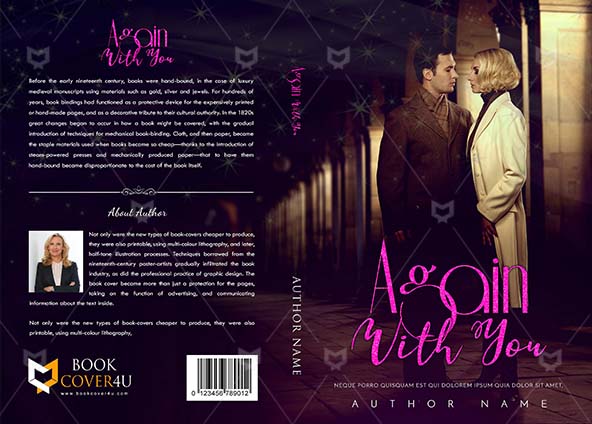 Romance-book-cover-design-Again With You-front