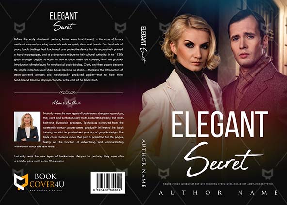 Romance-book-cover-design-Elegant Secret-front