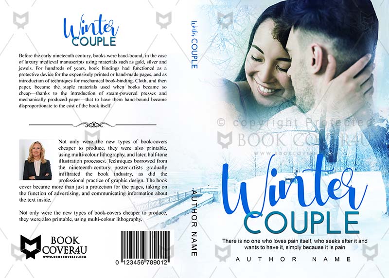 Romance-book-cover-design-Winter Couple-front