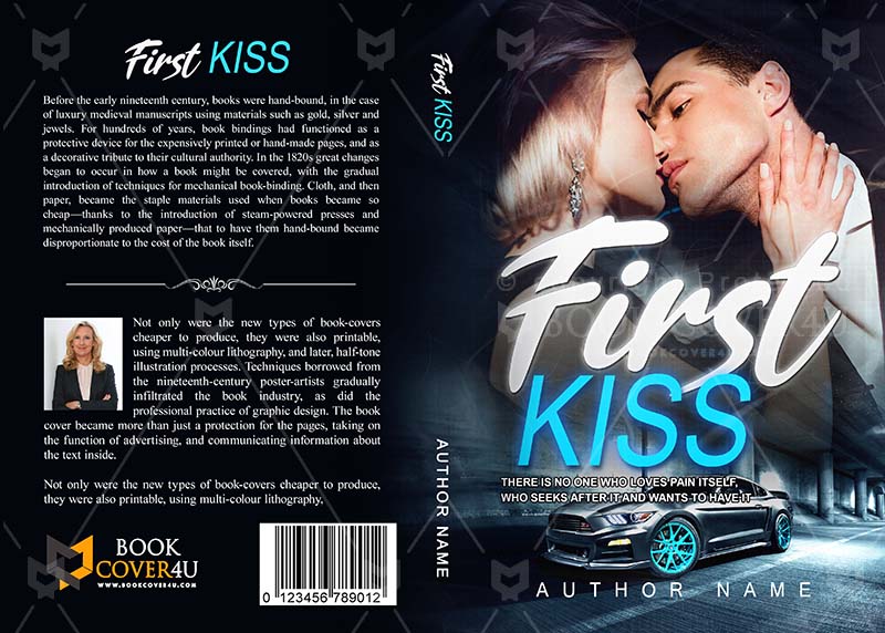 Romance-book-cover-design-First Kiss-front