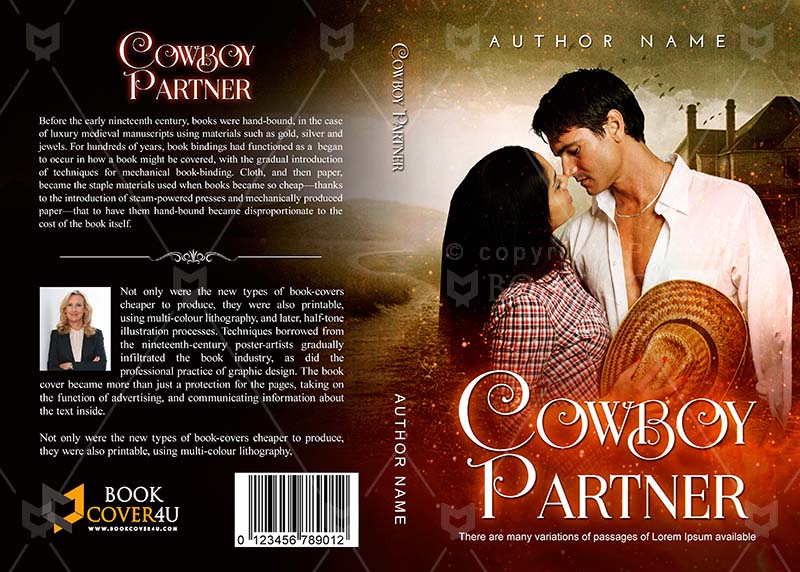 Romance-book-cover-design-Cowboy Partner-front
