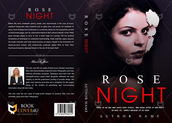 Romance-book-cover-design-Rose Night-front