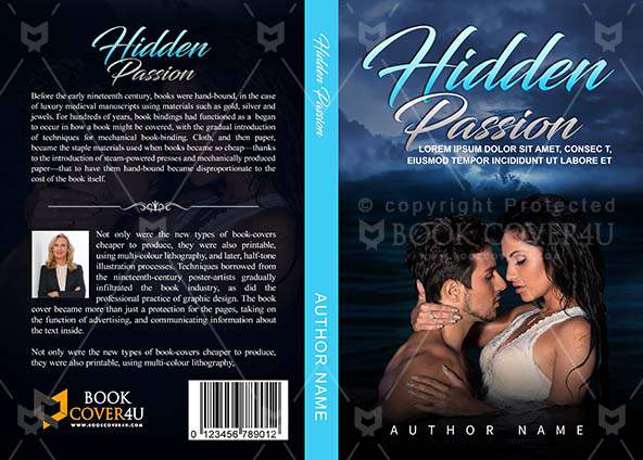 Romance-book-cover-design-Hidden Passion-front
