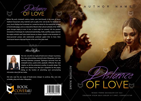 Romance-book-cover-design-Distance Of Love-front