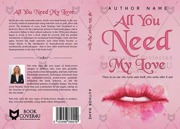 Romance-book-cover-design-All You Need My Love-front