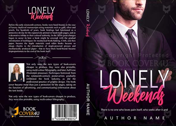 Romance-book-cover-design-Lonely Weekend-front