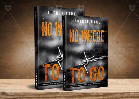 Thrillers-book-cover-design-No Where To Go-back