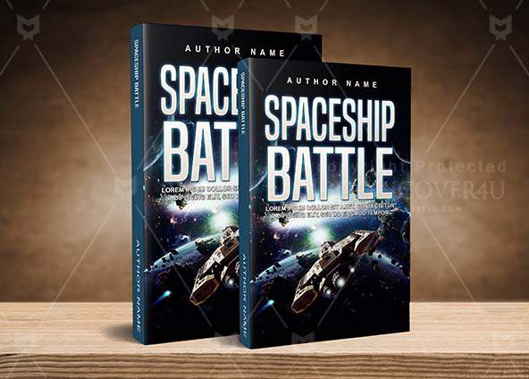 Thrillers Book cover Design - space wars