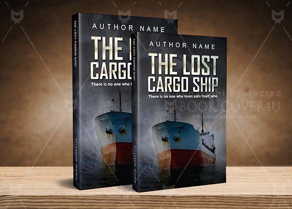 Thrillers-book-cover-design-The Lost Cargo Ship-back