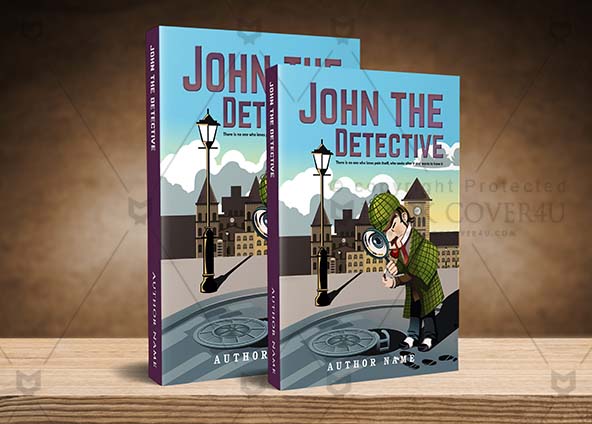 Thrillers-book-cover-design-John the Detective-back