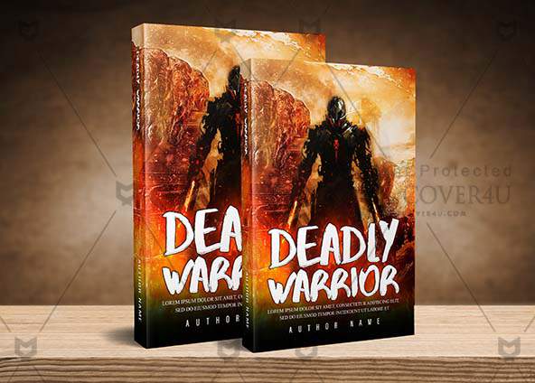 Thrillers-book-cover-design-Deadly Warrior-back