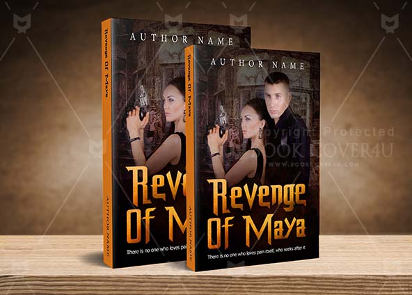 Thrillers-book-cover-design-Revenge of Maya-back