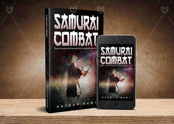 Thrillers Book cover Design - Samurai Combat