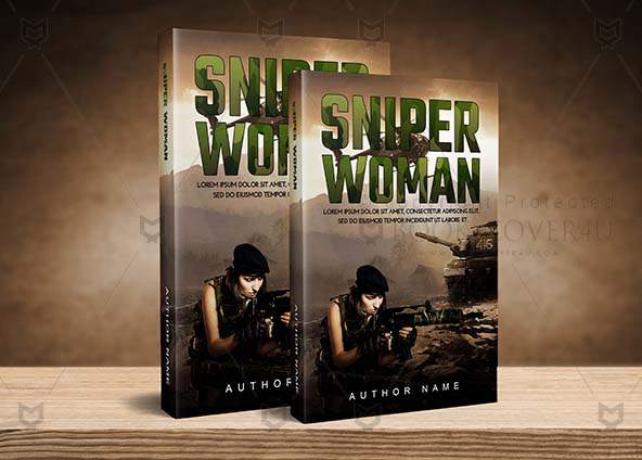 Thrillers-book-cover-design-Sniper Woman-back