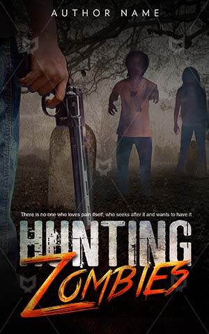 Thrillers-book-cover-spooky-zombie-hunter