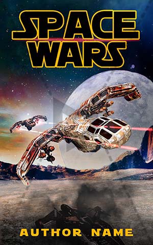 Thrillers Book cover Design - space wars