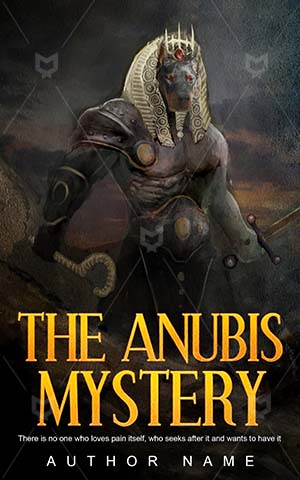 Thrillers-book-cover-Anubis-Creation-Ancient-design-Mystery-Mummy-God-Premade-covers-thriller-Pharaoh-Temple