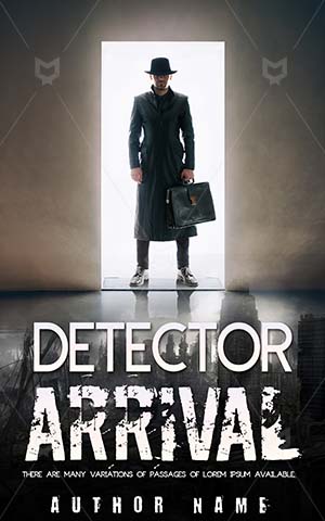 Thrillers-book-cover-Man-Government-Suitcase-Agent-Premade-covers-thriller-Secret-Arrival-Danger-Male-Standing-Dark