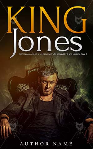 Thrillers-book-cover-Man-King-Jones-Confident-Crown-Premade-covers-thriller-Lifestyle-Dark-man-Successful