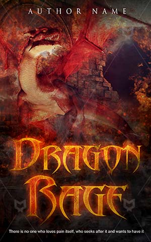 Thrillers-book-cover-Red-Dragon-covers-Stone-Graphic-Smoke-Castle-Dark-fantasy-dragon