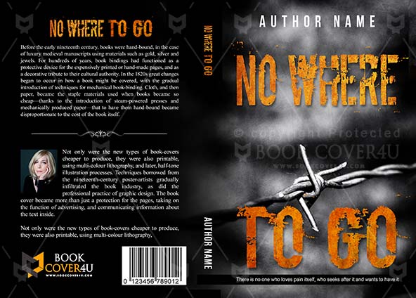 Thrillers-book-cover-design-No Where To Go-front