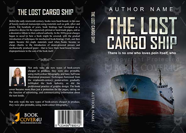 Thrillers-book-cover-design-The Lost Cargo Ship-front