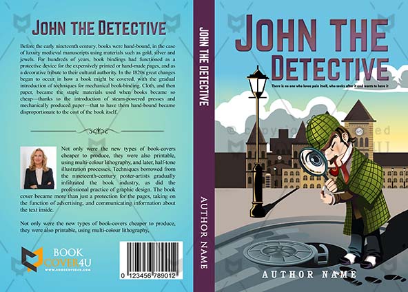 Thrillers Book Cover Design John The Detective