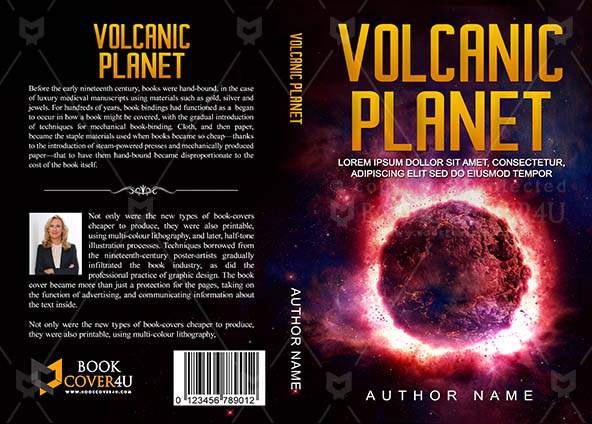 Thrillers-book-cover-design-Volcanic Planet-front