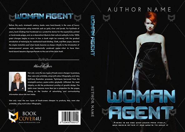 Thrillers-book-cover-design-Woman Agent-front