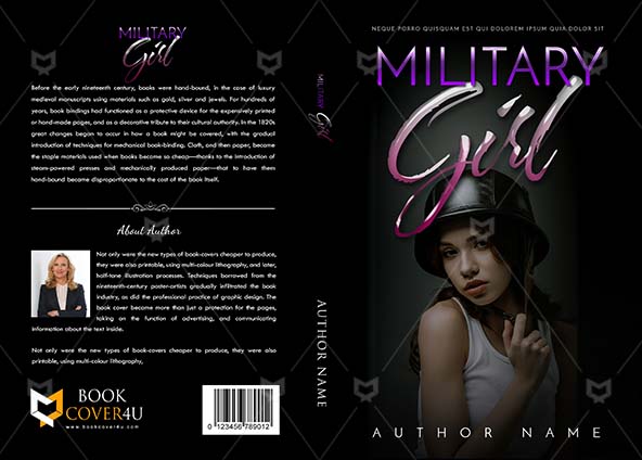 Thrillers-book-cover-design-Military Girl-front