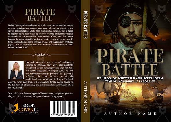 Thrillers-book-cover-design-Pirate Battle-front