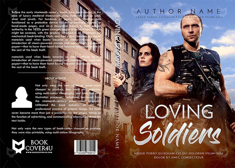 Thrillers-book-cover-design-Loving Soldiers-front