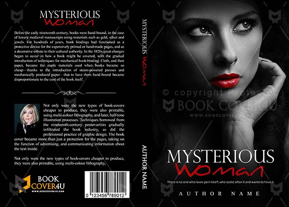 Thrillers-book-cover-design-Mysterious Woman-front
