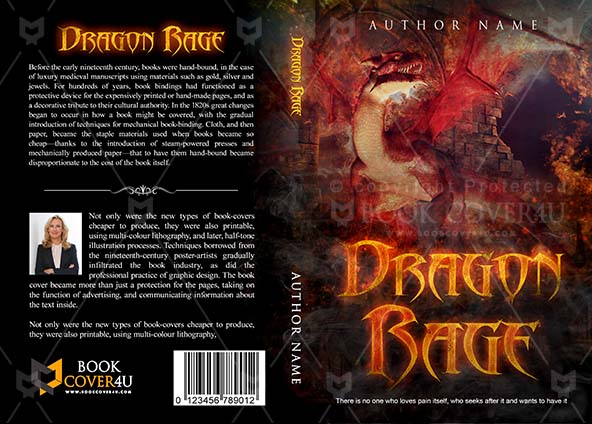 Book cover Design - Dragon Rage