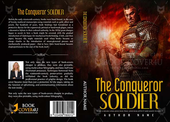 Thrillers-book-cover-design-The Conqueror Soldier-front