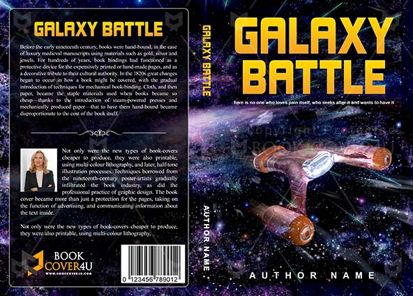 Thrillers Book cover Design - space wars