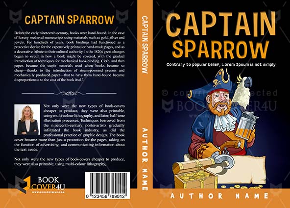 Thrillers-book-cover-design-Captain Sparrow-front