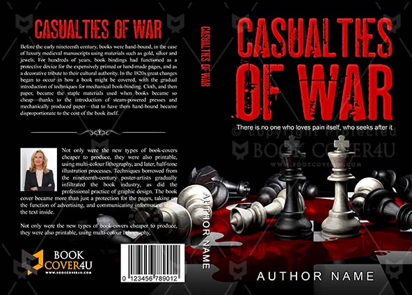 Thrillers-book-cover-design-Casualties Of War-front