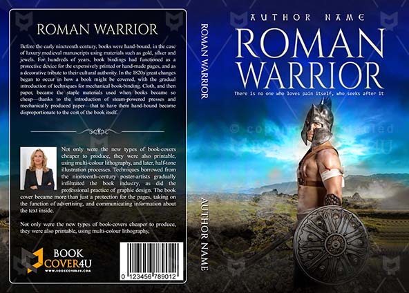 Thrillers-book-cover-design-Roman Warrior-front