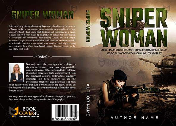 Thrillers-book-cover-design-Sniper Woman-front